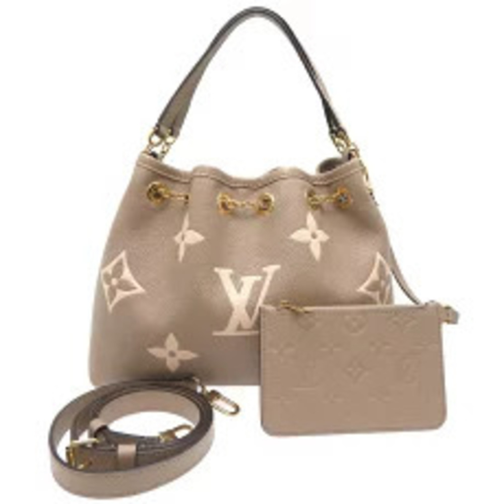 Louis Vuitton Empreinte Bundle Handbag Bicolor Monogram Tourtrell Cream